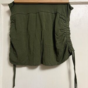 Ruched Mini Skirt